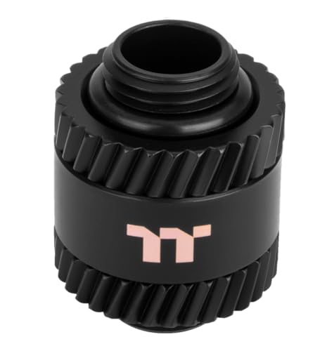 Thermaltake Pacific SF Male to Male 20mm Extender Matte Black DIY LCS Fittings