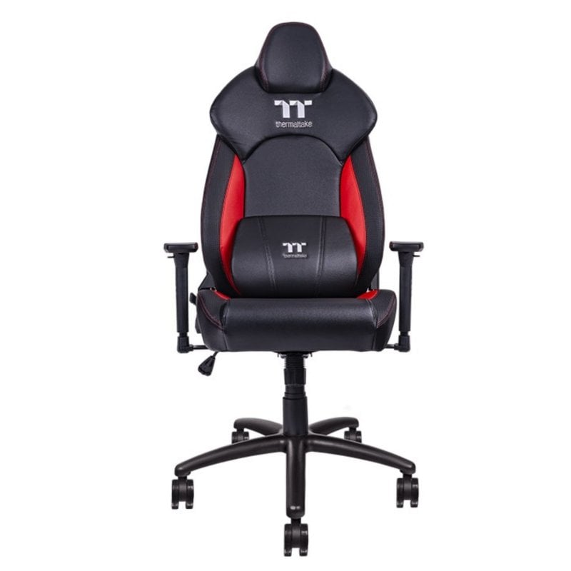Thermaltake Thermaltake GGC-VCO-BRLWDS-01 Siège pour jeu vidéo Fauteuil de gaming Siège rembourré Black, Red