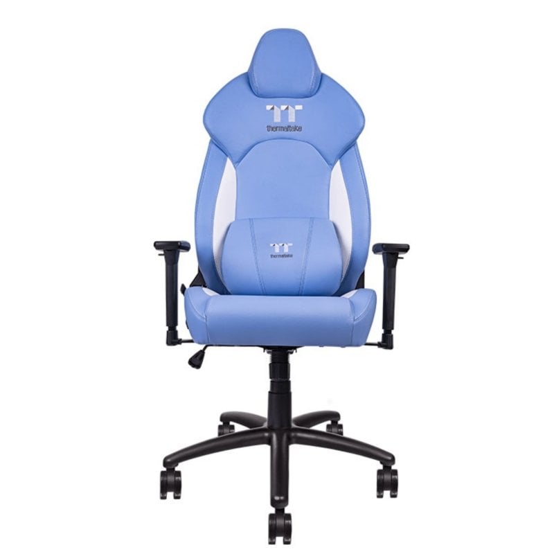 Thermaltake Thermaltake GGC-VCO-LWLWDS-01 Siège pour jeu vidéo Fauteuil de gaming Siège rembourré Blue, White