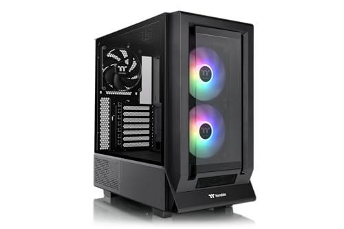 Thermaltake Boîtier Thermaltake SPCC Midi Tower ATX EATX avec Window latérale RVB en verre trempé