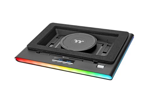 Thermaltake Massive Extreme Notebook Cooler | Refroidisseur pour Ordinateur Portable | 18 Pouces | 3500 RPM | RGB