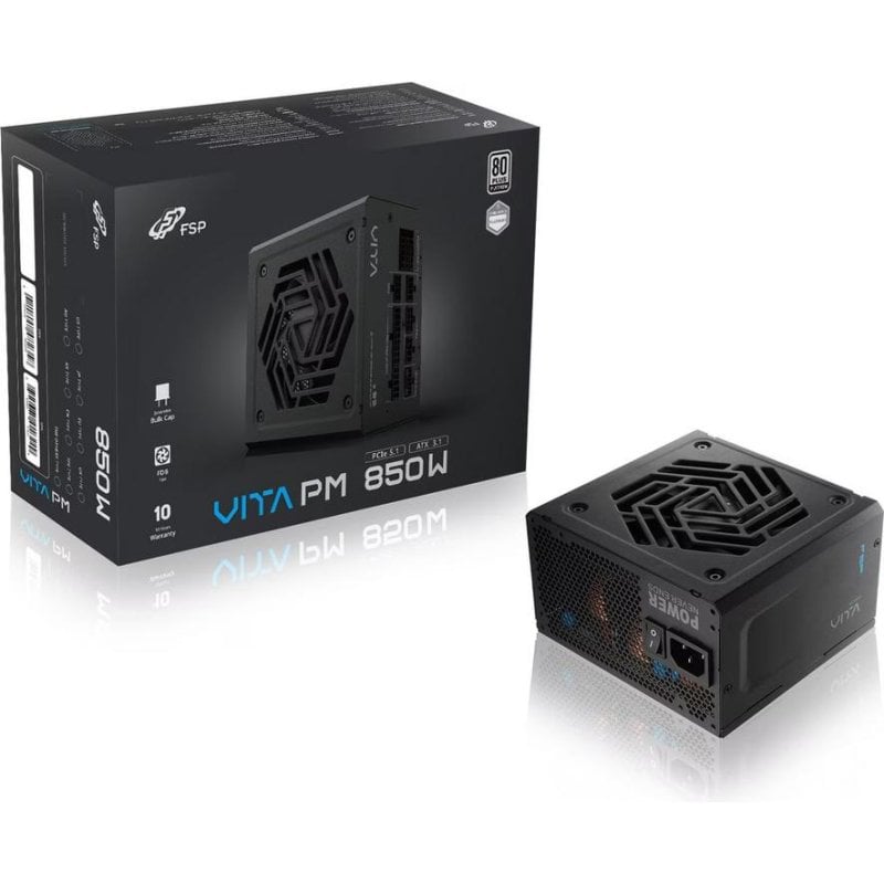 fortron Fuente de Alimentación Fortron VITA PM 850W Platinum modulaire et silencieuse