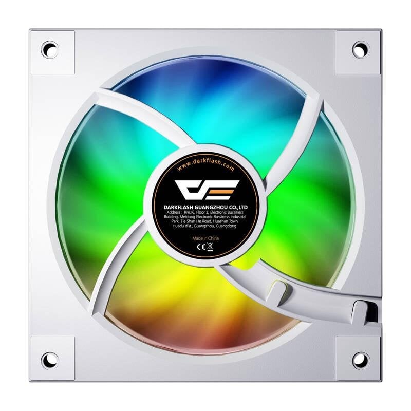 darkflash Refrigeration Air darkFlash 120mm DM20 ARGB PWM White Silencieux