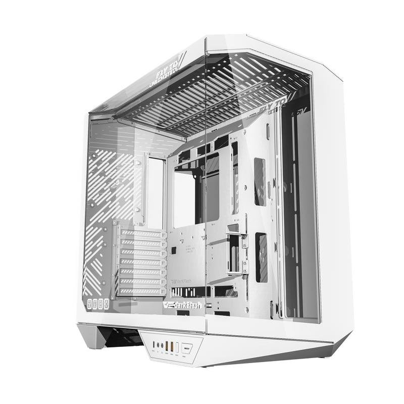 darkflash Boîtier PC darkFlash DY470 Full Tower White ATX avec 4 ventilateurs
