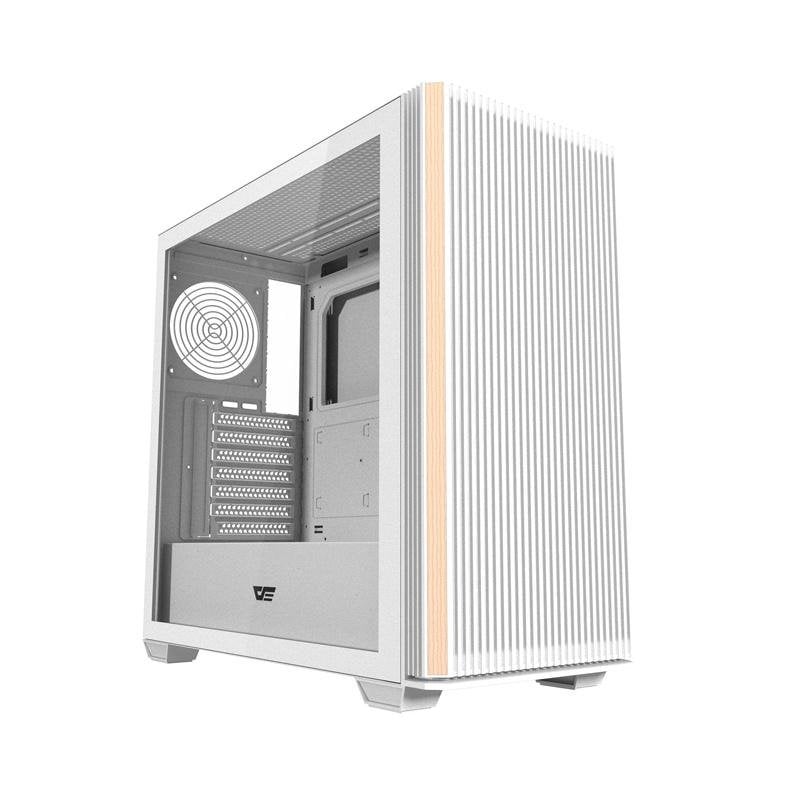 darkflash Boîtier PC Darkflash DS900WS ATX White Sans Ventilateurs