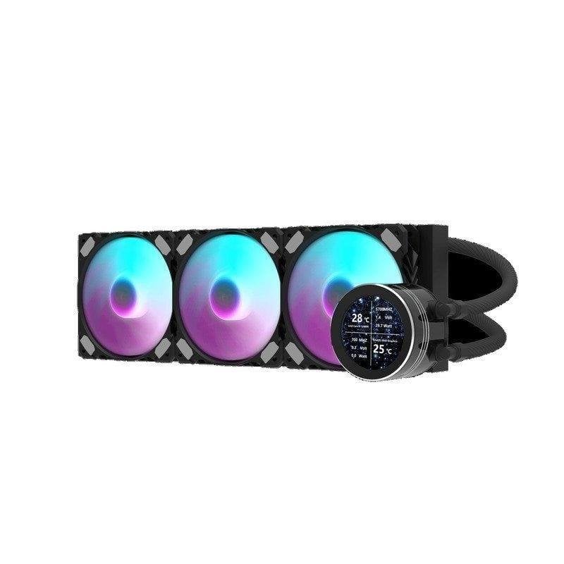 darkflash Refrigeración Líquida darkFlash Dn360s Black 360mm 3 Ventiladores ARGB Écran IPS