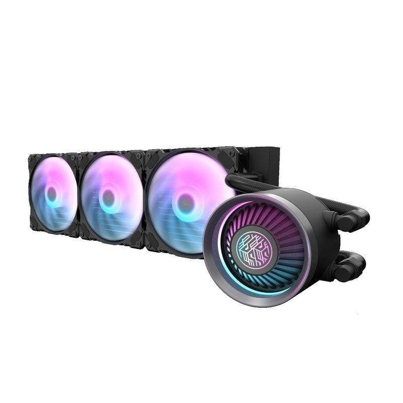 darkflash Refrigeración Líquida darkFlash Nebula DN-360 360mm 3 Ventiladores ARGB Espejo Infinito