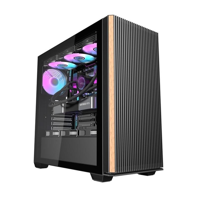 darkflash Boîtier PC Darkflash DS900WS Black 4 Ventilateurs ARGB