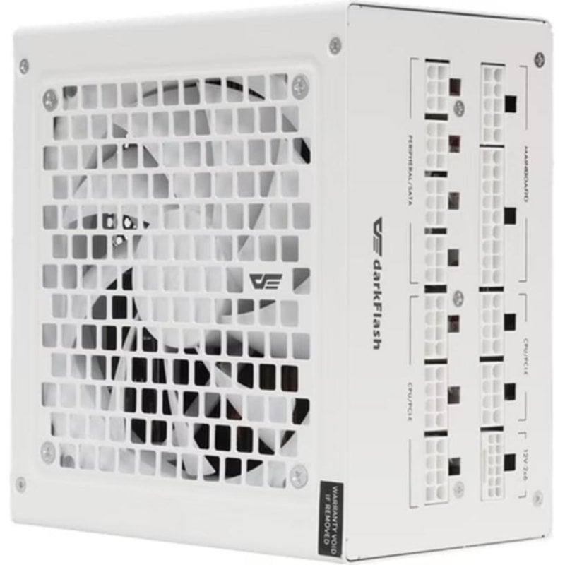 darkflash Fuente de Alimentación Darkflash PMT1050 1050W Certificación 80 Gold blanca