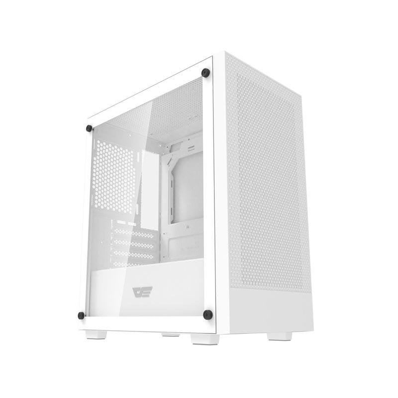 darkflash Boîtier PC Darkflash M305 Mini Tower Micro-ATX Sans Ventilateurs White