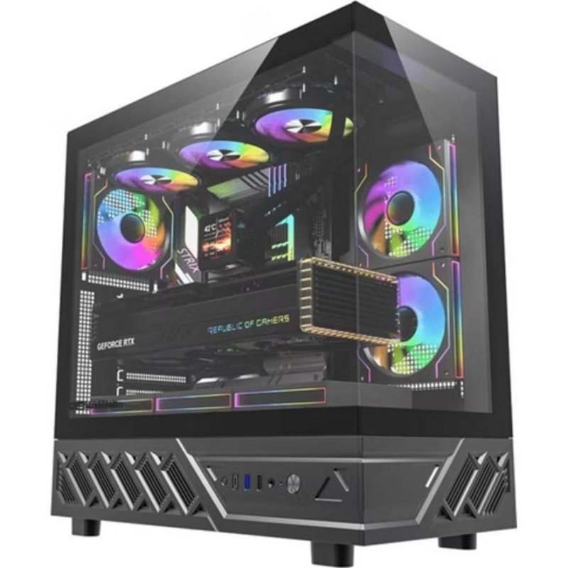 darkflash Boîtier PC Darkflash DS950 Midi Tower ATX Window Latérale Black