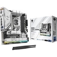 ASRock Carte mère Asrock B860 LGA 1851 Micro ATX B860M Steel Legend WiFi 6E DDR5 256 Go PCIe 2.5G LAN