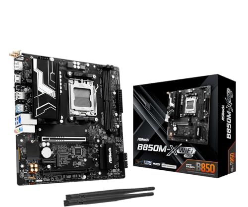 ASRock Carte mère Asrock B850M-X WiFi B850 AM5 Micro ATX WiFi R2.0 PCIe 4.0