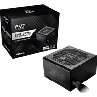 ASRock ATX 650W - 80 Bronze - PRO-650B