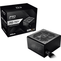 ASRock ATX 750W - 80 Bronze - PRO-750B Noir