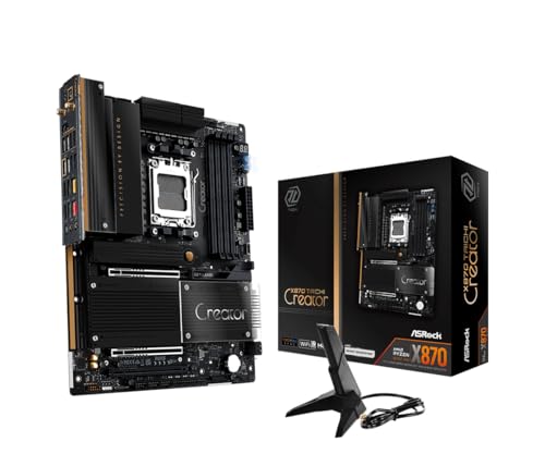 ASRock Carte mère Asrock X870 Taichi Creator X870 AM5 DDR5 ATX WiFi 7 10GbE RGB