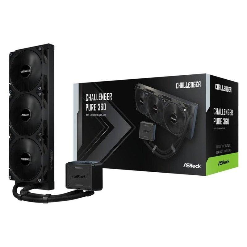 ASRock Refrigeración Líquida Asrock Challenger Pure 360 360mm 3 Ventiladores Black