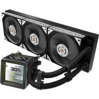 ASRock STEEL LEGEND DARK 360 LCD - 360mm - Noir