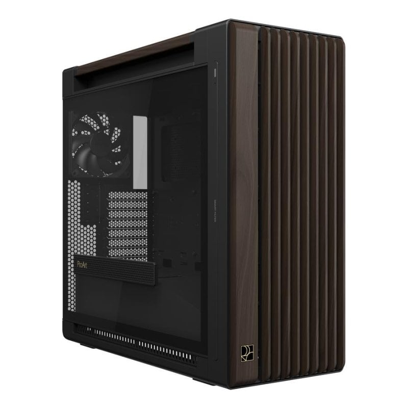 Asus Boîtier PC ASUS ProArt PA602 Wood Black Panneau Verre Trempé Tour Midi