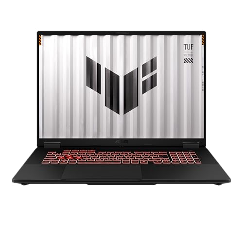 ASUS TUF Gaming A18-TUF808UP-S8044W 18 Pouces FHD 144Hz Pc Portable (processeur AMD Ryzen 7 260, 32GB DDR5, 1TB SSD, NVIDIA GeForce RTX 5070, Windows 11 Home) – Clavier AZERTY