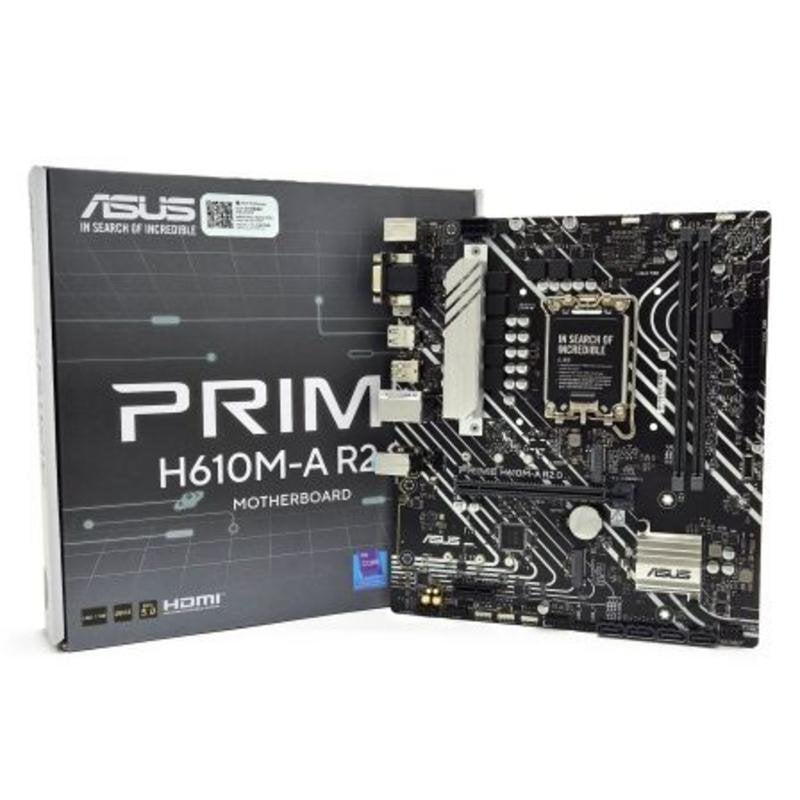 Asus Carte mère Asus Prime H610M-A R2.0 H610 LGA1700 DDR5 micro-ATX PCIe 4.0 Audio 7.1
