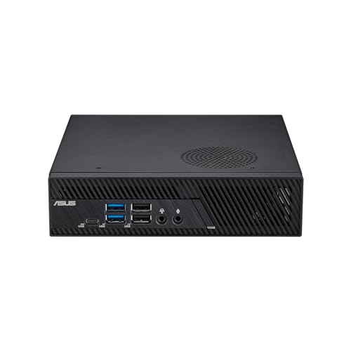 ASUS PB63-B3203AH Mini PC de Bureau (processeur Intel Core i3-14100, Carte Graphique Intel UHD intégrée, mémoire DDR5 8 Go, 256 Go M2. NVMe PCIe 4.0 SSD, WiFi 6E, Bluetooth 5.2, Windows 11 Pro)