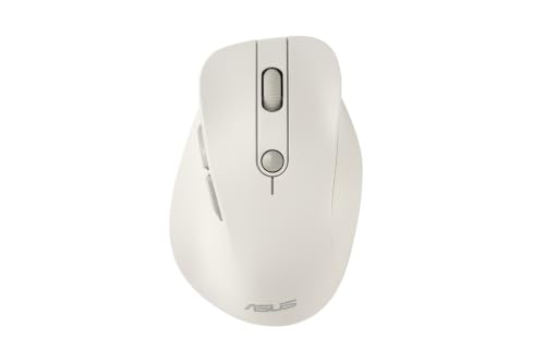 Asus Ratón ASUS MD105 Sans Fil RF Bluetooth 2400DPI Beige Ergonomique