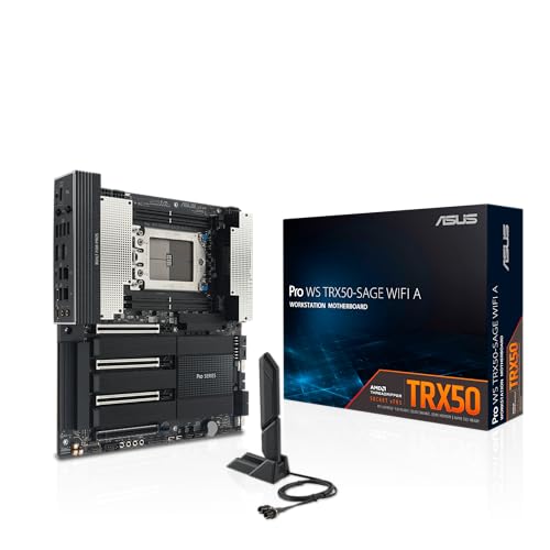 Asus Carte mère ASUS PRO WS TRX50-SAGE WIFI A TRX50 Socket sTR5 DDR5 CEB WiFi 7 PCIe 5.0 10GbE RAID