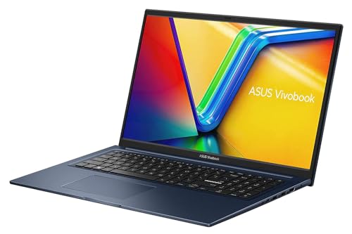 ASUS PC Portable Vivobook X1704V 17.3'' FullHD Intel Core 7 150U 24Go RAM 1To SSD Windows 11 Pro Clavier AZERTY Bleu