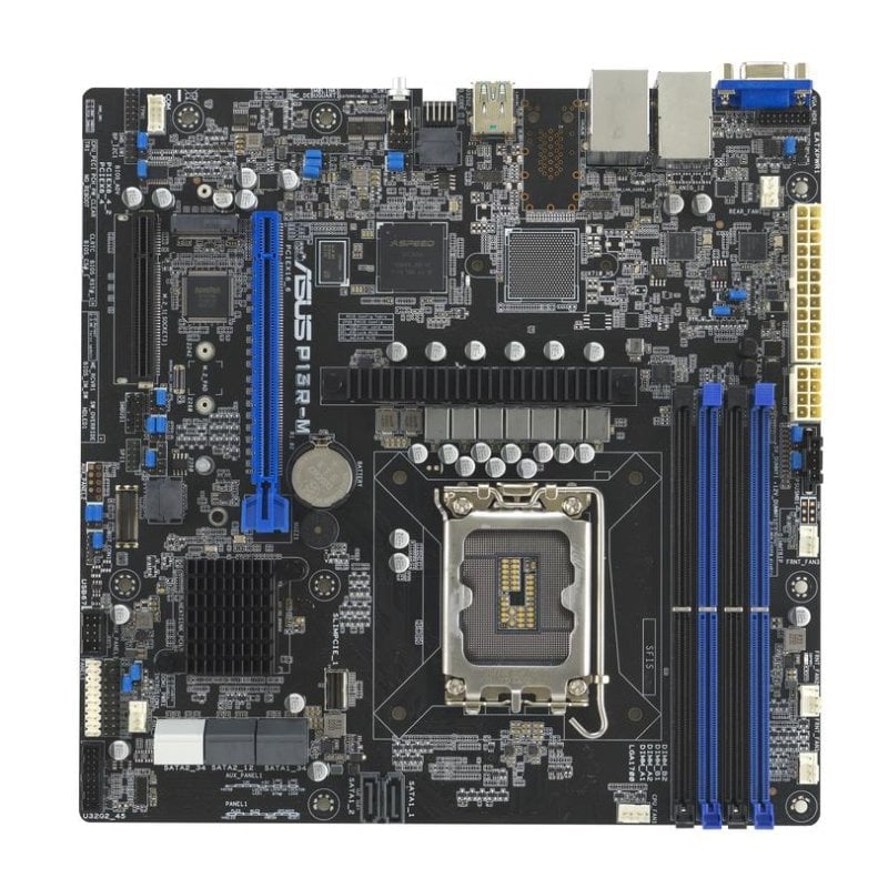 Asus Carte mère ASUS P13R-M Intel C262 LGA1700 DDR5 Micro ATX Dual LAN M.2 SATA III