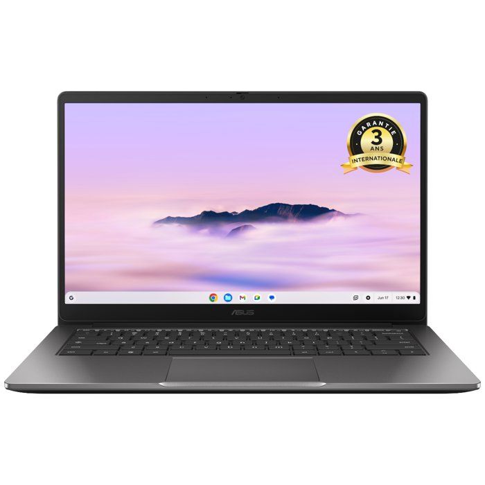 Ordinateur Portable ASUS Chromebook CX1405 Chrome OS 14 0 FHD Tactile Intel Core i3 N355 RAM 16Go 128Go eMMC
