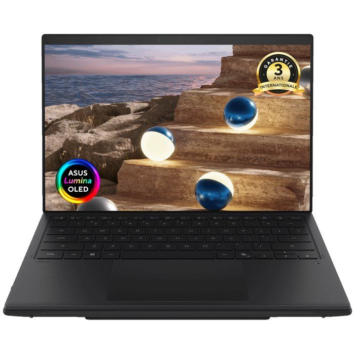 PC Portable ASUS ZenBook Duo OLED UX8407 Win 11 14 0 WQXGA Tactile Intel Core Ultra 7 355 RAM 16Go 512Go SSD
