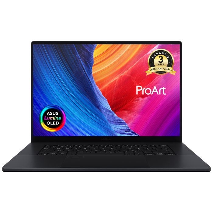 PC Portable ASUS ProArt P16 OLED H7606 Win 11 16 WQXGA Tactile RTX 5070 8 Go AMD Ryzen AI 9 HX370 RAM 64Go 1 To SSD
