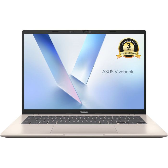 PC Portable ASUS VivoBook 14 X1407 Win 11 - 14 FHD - Snapdragon X X1-26-100 - RAM 16Go - 512Go SSD