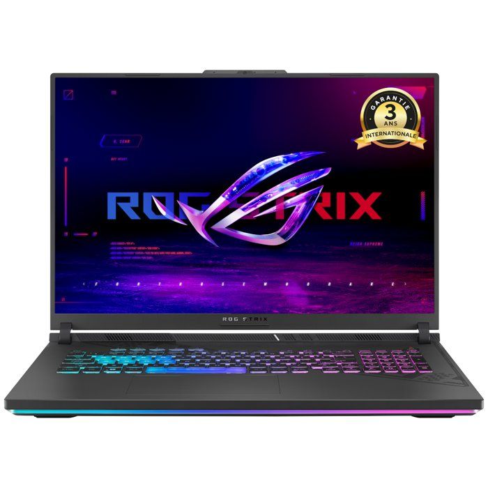 PC Portable Gamer ASUS ROG Strix G18 Win 11 - 18.0 WQXGA 240Hz - RTX 5060 8 Go - AMD Ryzen 9 9955HX - RAM 32Go - 1 To SSD