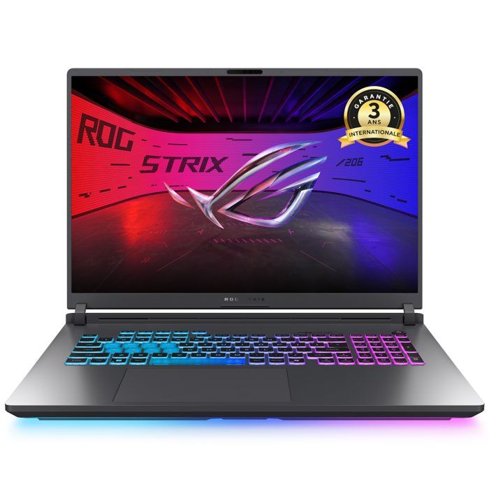 PC Portable Gamer ASUS ROG Strix G18 Win 11 - 18.0 WQXGA 300Hz - RTX 5060 8 Go - Intel Core Ultra 9 290HX Plus - RAM 32Go - 1 To SS