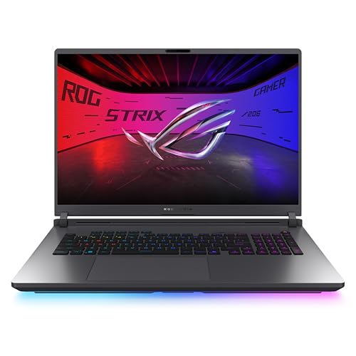 ASUS ROG Strix G18 18 2.5K 240Hz PC Portable (Intel Core Ultra 9 290HX 5.5GHz, 32Go DDR5, 1To SSD, NVIDIA RTX 5080) Windows 11 Home - Clavier AZERTY