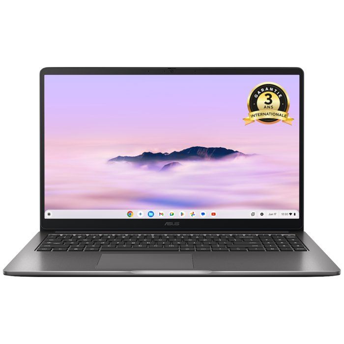 Ordinateur Portable ASUS Chromebook CX1505 Chrome OS - 156 FHD - Intel Core 3-N355 - RAM 16Go - 256Go eMMC