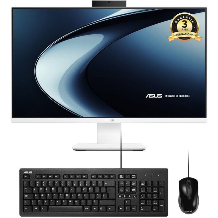 PC Tout-en-Un ASUS AiO 27 V470 Win 11 - 27 FHD - Intel Core 7 240H - RAM 16Go - 1 To SSD Clavier Souris