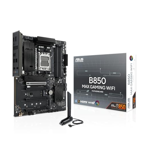 Asus Carte mère ASUS B850 MAX GAMING WIFI B850 Socket AM5 DDR5 ATX WiFi 6E RGB