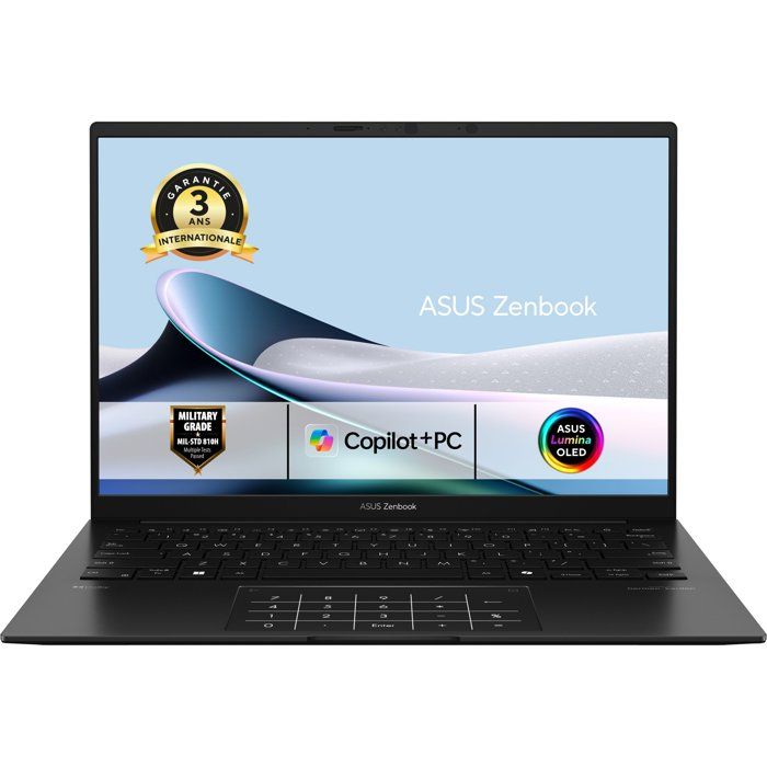 PC Portable ASUS ZenBook 14 OLED UM3406 Win 11 - 14.0 WUXGA - AMD Ryzen AI 5 430 - RAM 16Go - 512Go SSD