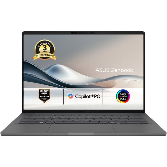 PC Portable ASUS ZenBook 14 OLED UX3407 Win 11 - 14.0 WUXGA - Snapdragon X2 Elite - RAM 32Go - 1 To SSD