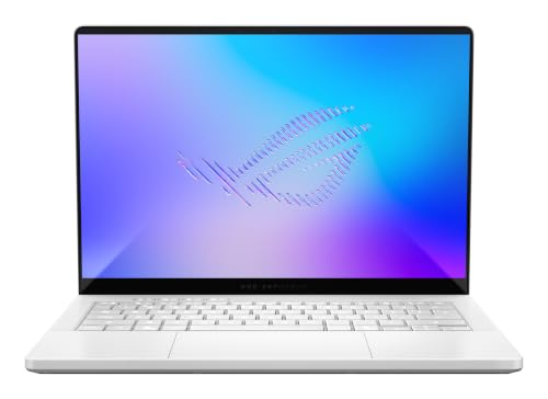 ROG Zephyrus G14 GU405AW-SY022W | Ordinateur portable de jeu | U9 386H | | 14 2,8K OLED 120Hz | Intel Core Ultra 9 386H | 64Go RAM | 2To SSD | RTX 5080 | Win11 Home | QWERTZ | Blanc | avec bloc