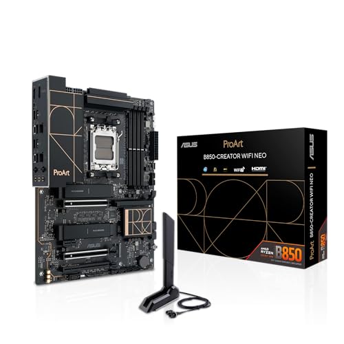 Asus Proart B850-Creator Wifi Neo - Motherboard - Atx - Socket Am5 - Amd B850 Chipsatz - UsB-C 3.2 Gen 2x2, UsB-C 3.2 Gen2, Usb 3.2 Gen 2, Usb 3.2 ge
