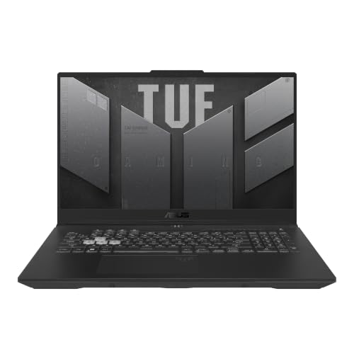 ASUS TUF Gaming A17 A17-TUF707NUQ-HX027W 17,3 Pouces FHD (1920 x 1080) 144Hz Pc Gamer (AMD Ryzen 7 170 jusqu'a 4,75 GHz, RTX 4050, 16 Go RAM DDR5, 512 Go SSD, Windows 11 Home) - Clavier AZERTY