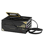 ASUS ROG Thor 3000 W Titanium III Edition 20 Bloc d'alimentation Gaming (ROG Equalizer 12 V-2 x 6 câble d'alimentation PCIe, GaN-MOSFET, extenseur d'affichage OLED, Certification 80 Plus Cybenetics
