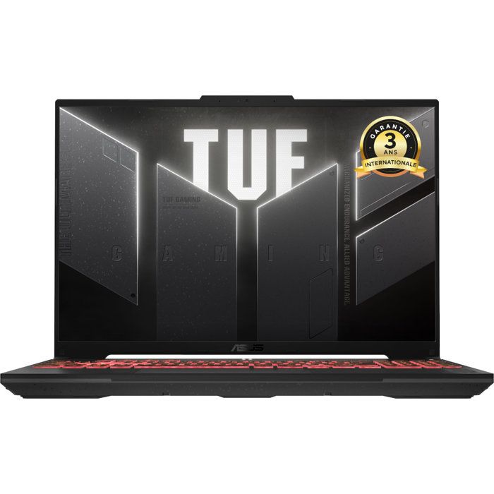 PC Portable Gamer ASUS TUF Gaming A16 TUF607 Sans Windows - 16 WUXGA - RTX 4050 6 Go - AMD Ryzen 7 170 - RAM 16Go - 512Go SSD