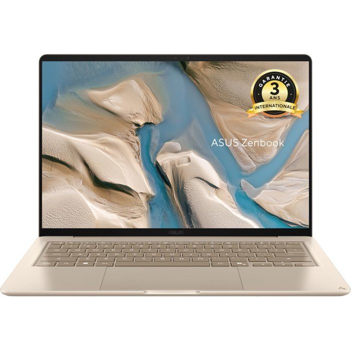 PC Portable ASUS ZenBook 14 UX3480 Win 11 - 14 OLED - Snapdragon X Plus - RAM 8 Go - 512Go SSD