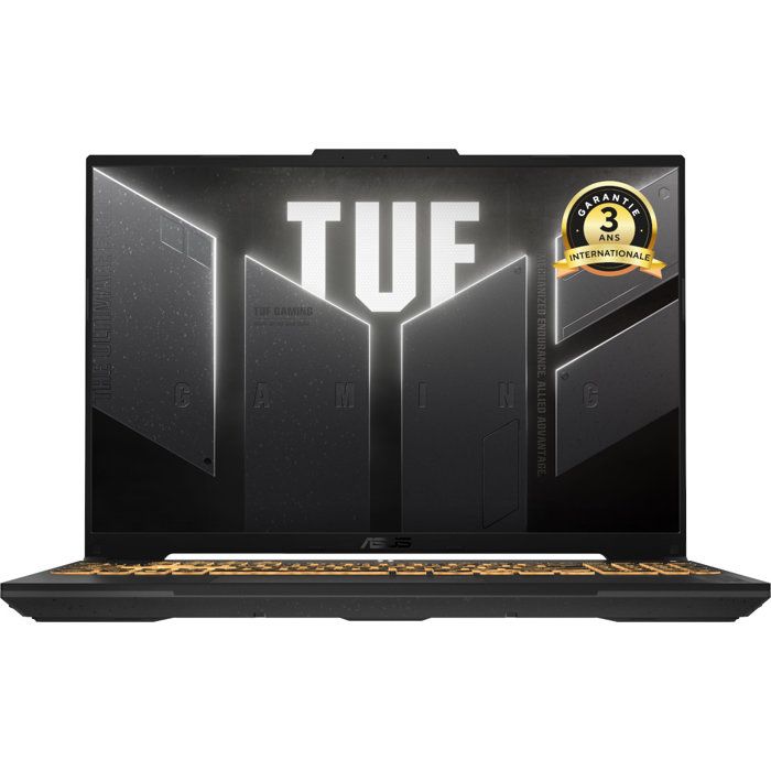 PC Portable Gamer ASUS TUF Gaming F16 TUF607 Sans Windows - 16 WUXGA - RTX 4050 6 Go - Intel Core 5 210H - RAM 16Go - 512Go SSD