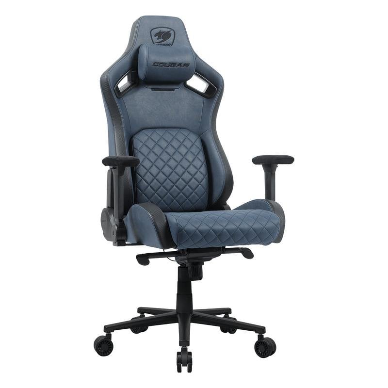 Cougar Chaise gaming Cougar DEFENSOR S ergonomique tissu Blue Black 150 kg 4D
